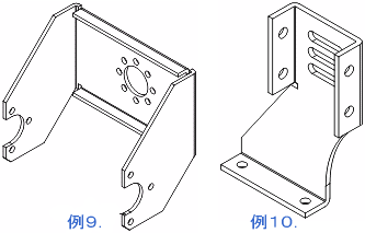 例９／例１０の概略図面