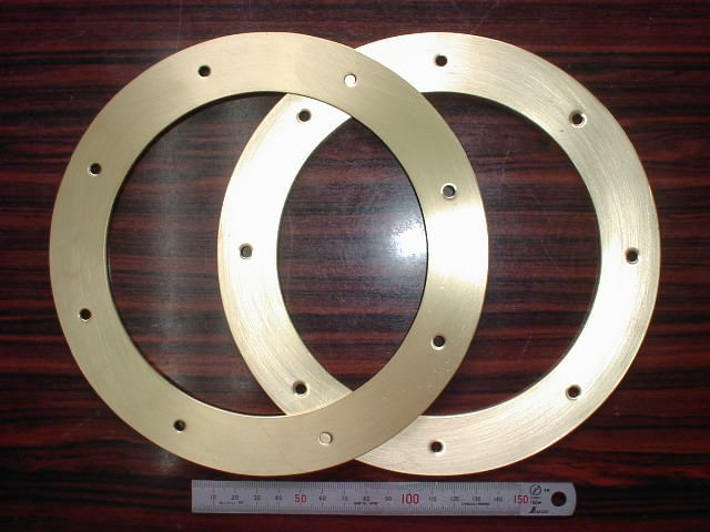 真鍮板（黄銅板）C2801P等の板金加工例