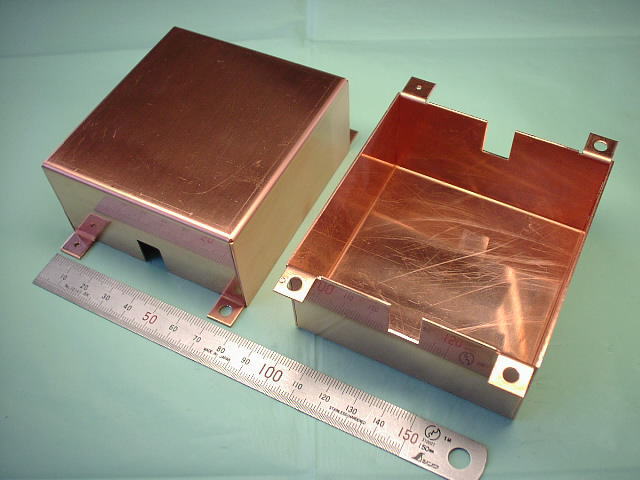 銅板｜板金加工例-C1100Pタフピッチ銅,C1020P無酸素銅等