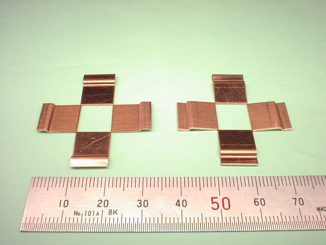銅板｜板金加工例-C1100Pタフピッチ銅,C1020P無酸素銅等