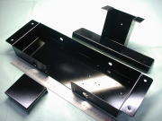 デジタル表示器 SECCボンデ鋼板 t1.6 焼付塗装（ブラック・艶有り）｜板金加工写真
