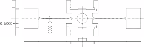 薄板試作 振動板 ステンレス SUS316L t0.5 概略図面