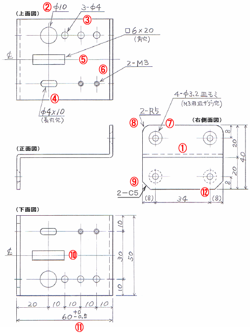 図面作成 書き方 記号 製図ガイド