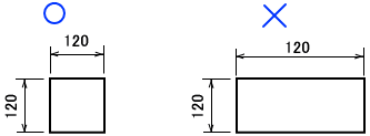 図面尺度（図面スケール）を意識する